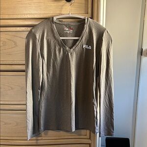 Fila Women’s Charcoal Long Sleeve Tee